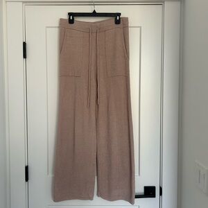 Barefoot Dreams Pink Wide Leg Pants High Waisted